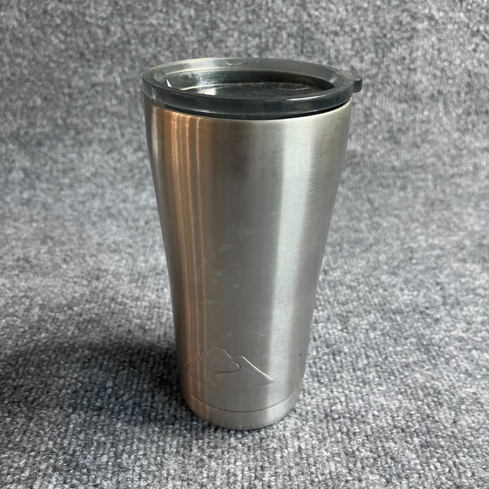 Ozark Trail 20oz Stainless Steel Vacuum Insulated Tumbler Silver Travel Mug Lid